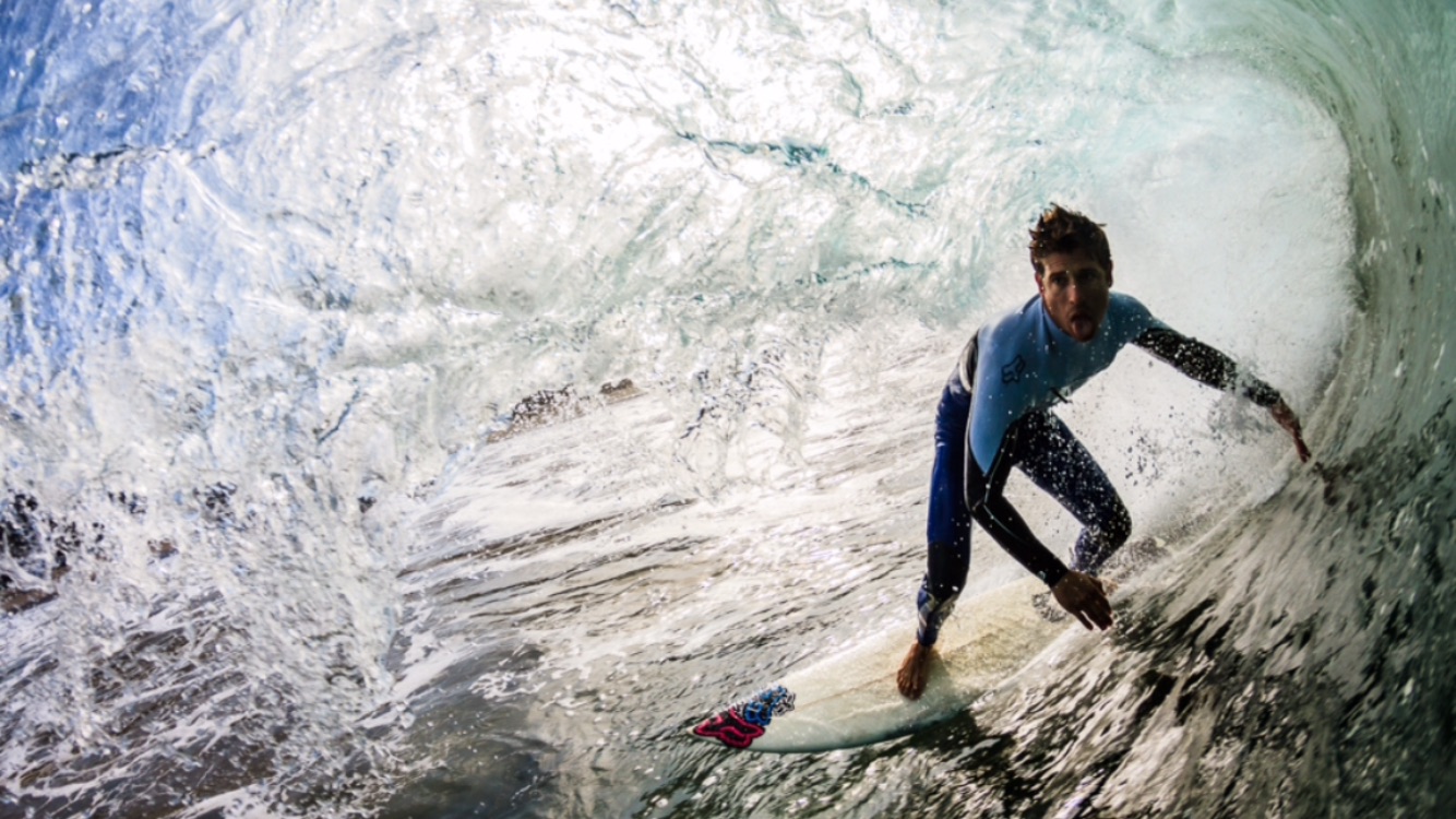Braden Bacha Surfing